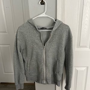 Shein grey zip up jacket- small